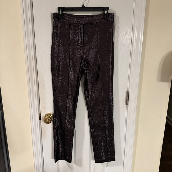 Ramy Brook Saylor Pant Zinc Metallic Shimmer Size 4 NWT - Picture 3 of 14